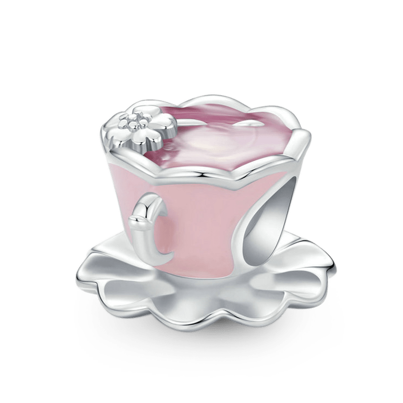 Flower Tea Cup Charm image number 0