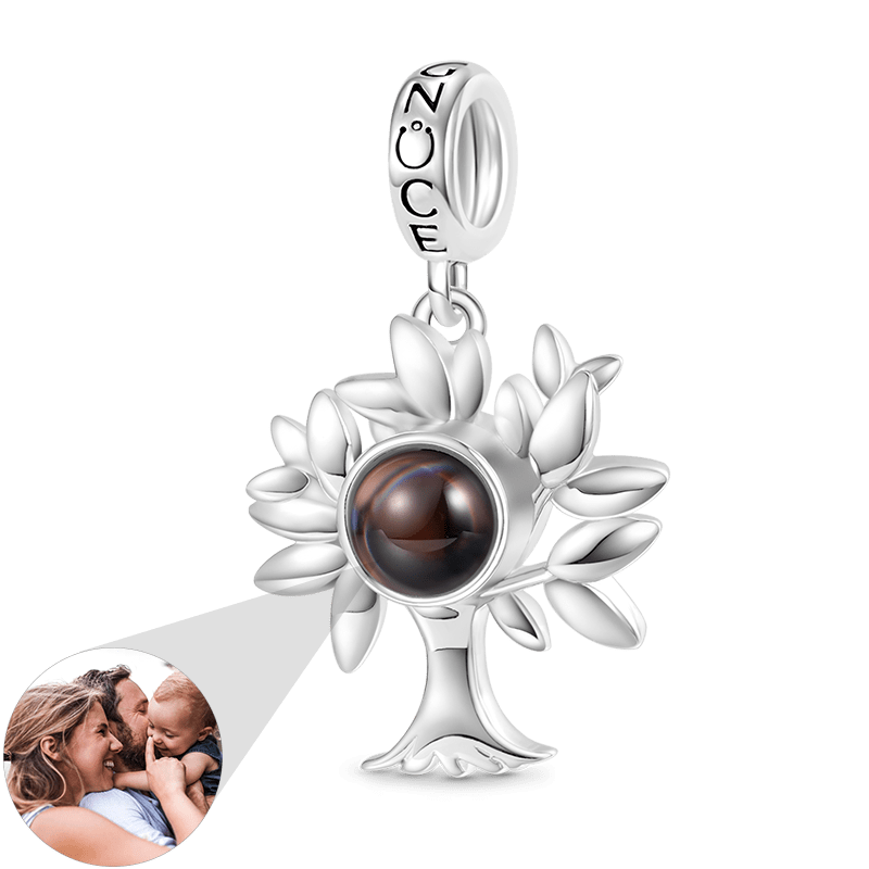 Projection Tree of Life Photo Pendant image number 0