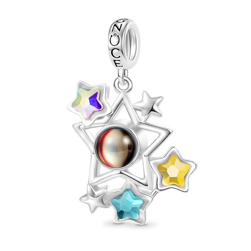 Projection Stars Cluster Photo Pendant image number 1