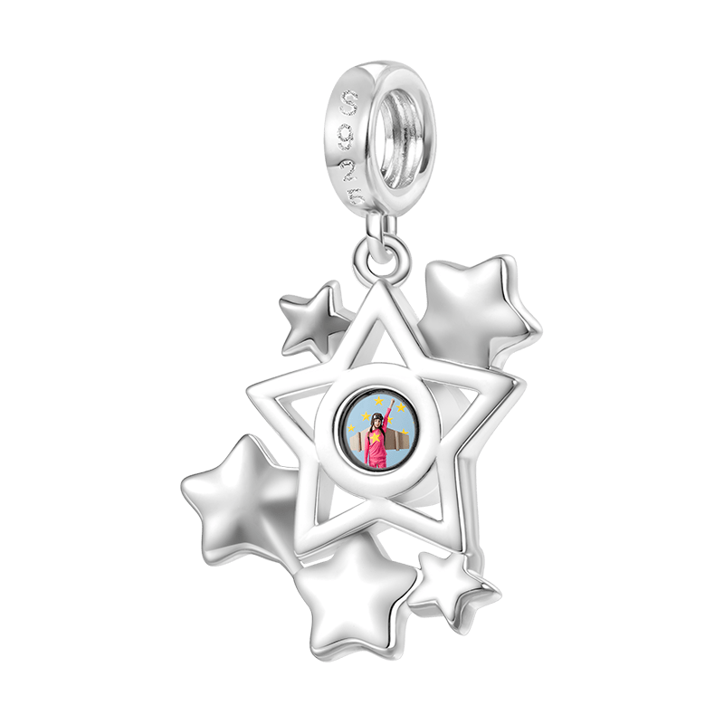 Projection Stars Cluster Photo Pendant image number 2