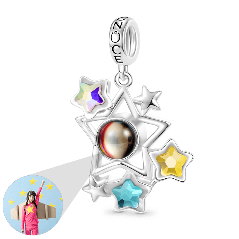 Projection Stars Cluster Photo Pendant image number 0