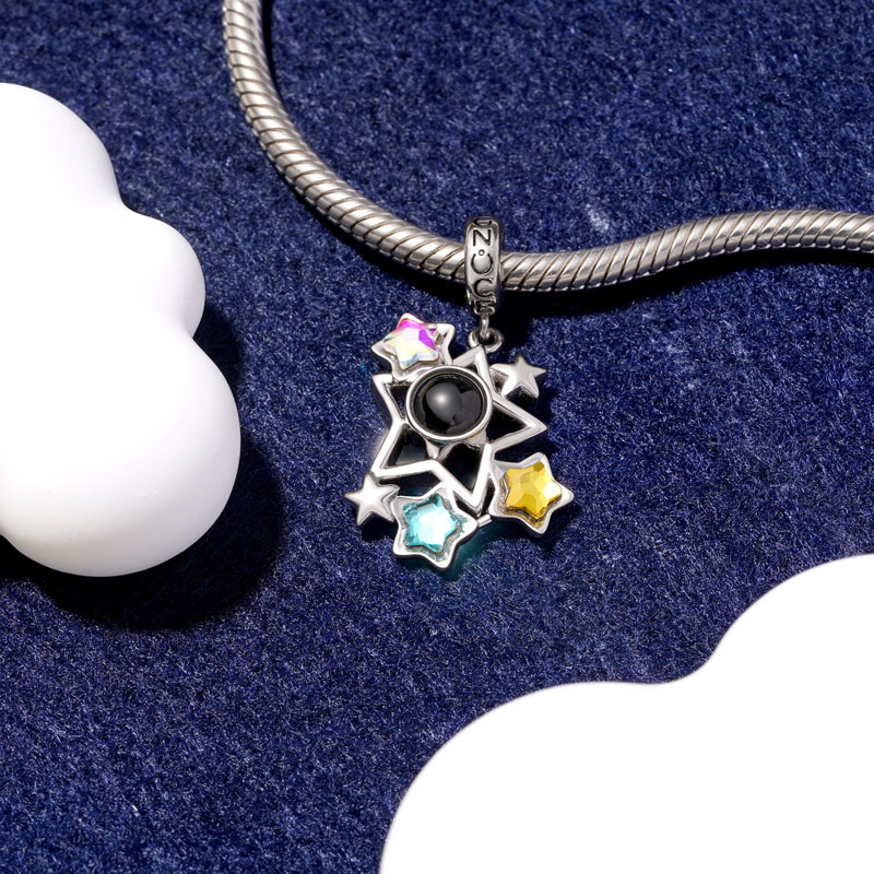 Projection Stars Cluster Photo Pendant image number 3