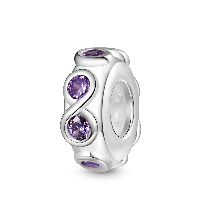 Birthstone Infinity Love Stopper image number 0