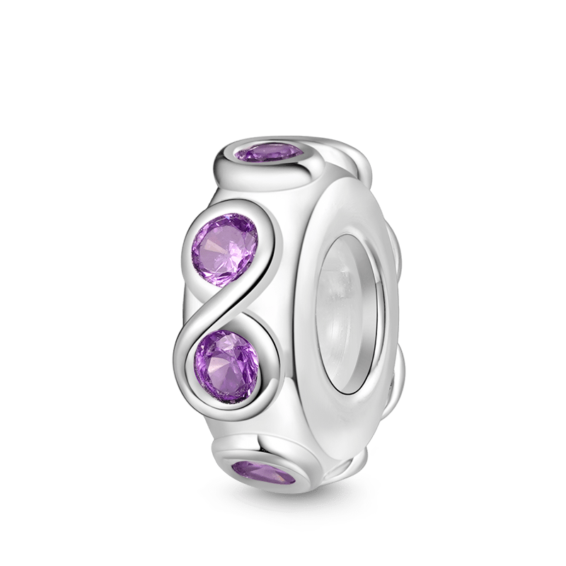 Birthstone Infinity Love Stopper image number 0