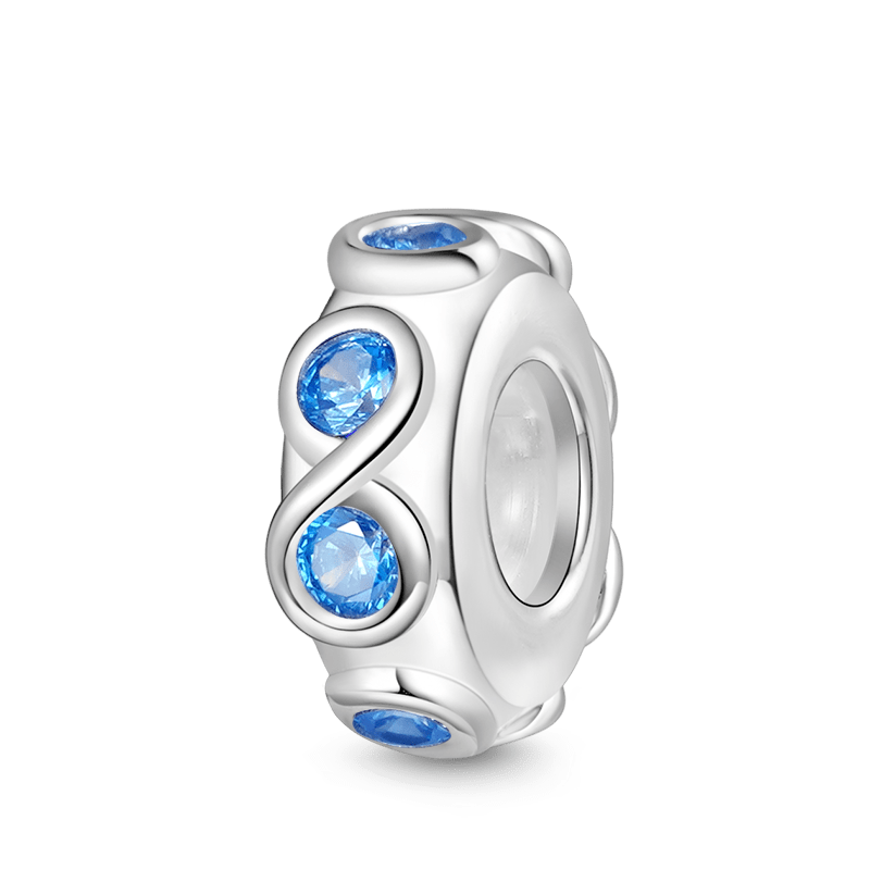 Birthstone Infinity Love Stopper image number 0