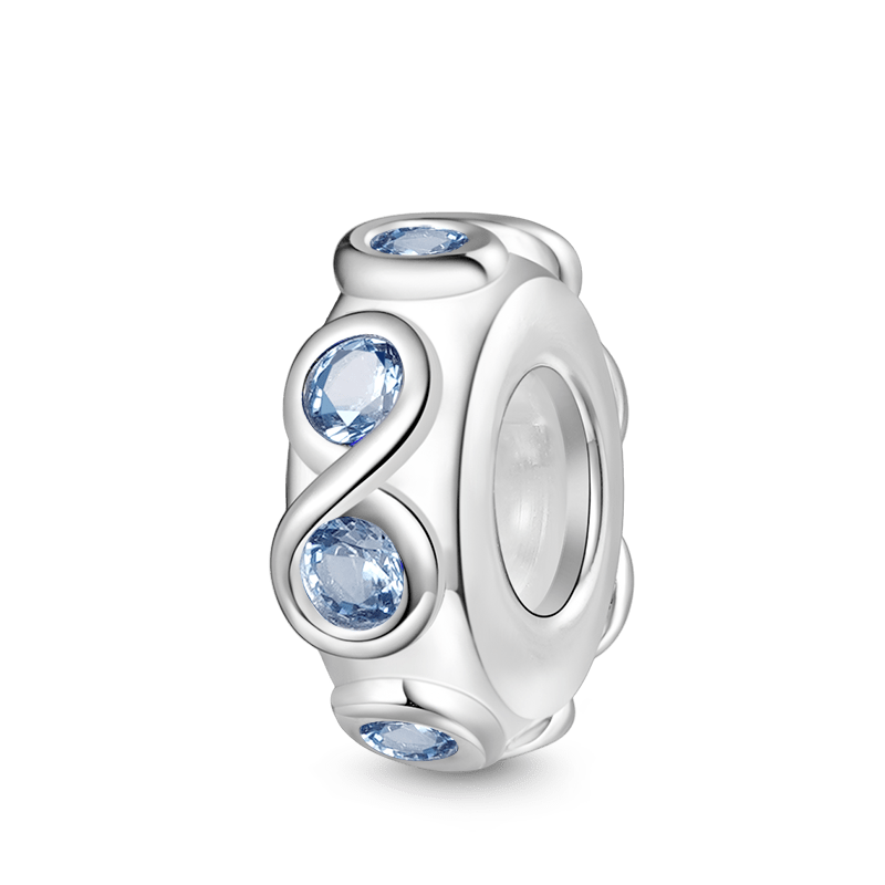 Birthstone Infinity Love Stopper image number 0