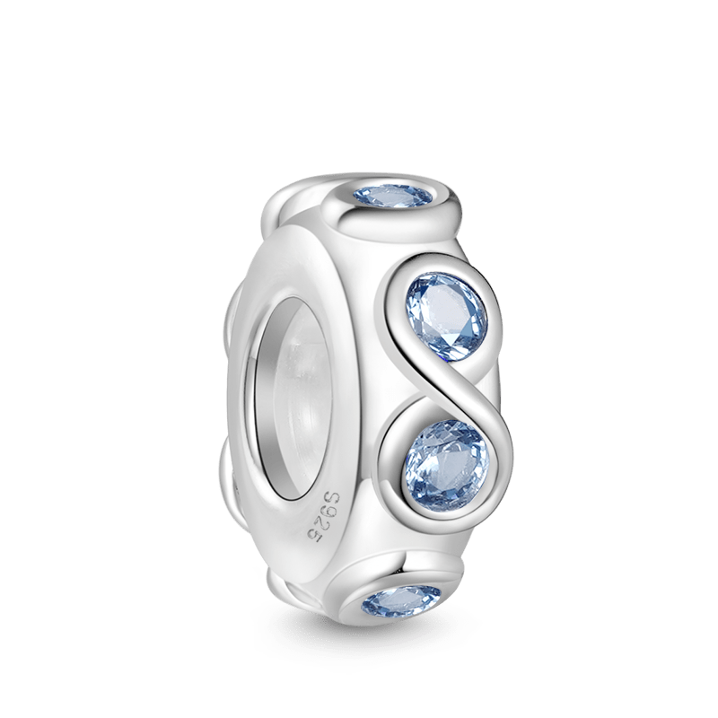 Birthstone Infinity Love Stopper image number 1