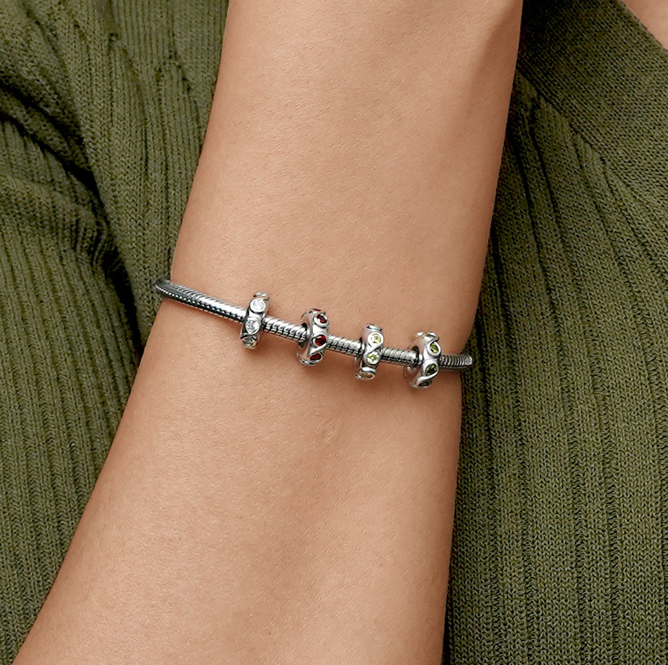 Birthstone Infinity Love Stopper image number 4