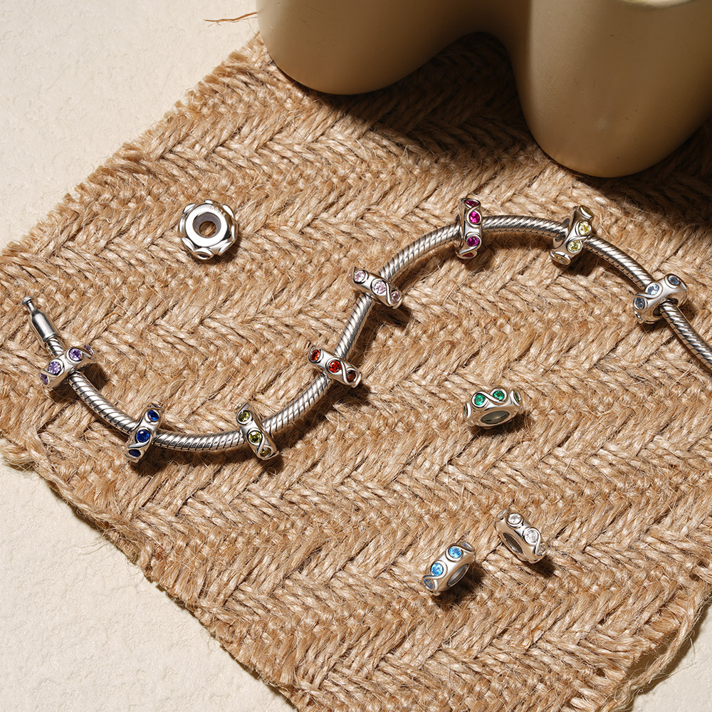 Birthstone Infinity Love Stopper image number 5