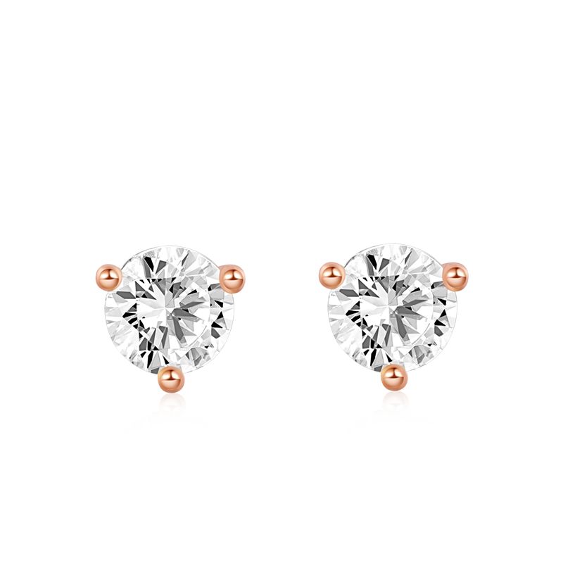 Sparkling Stone Stud Earrings image number 1