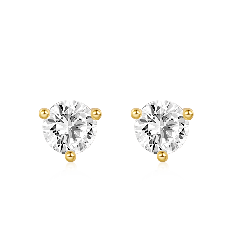 Sparkling Stone Stud Earrings image number 0