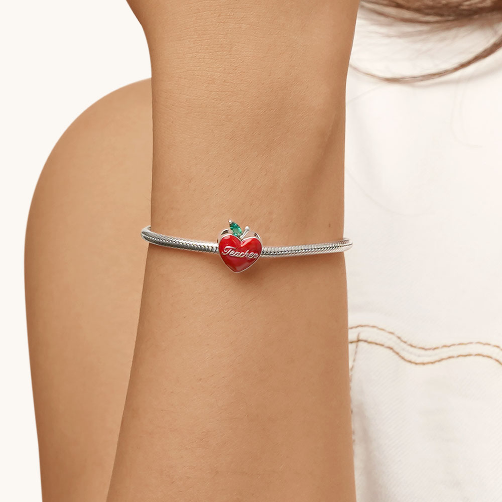 Teacher Apple Charm image number 4