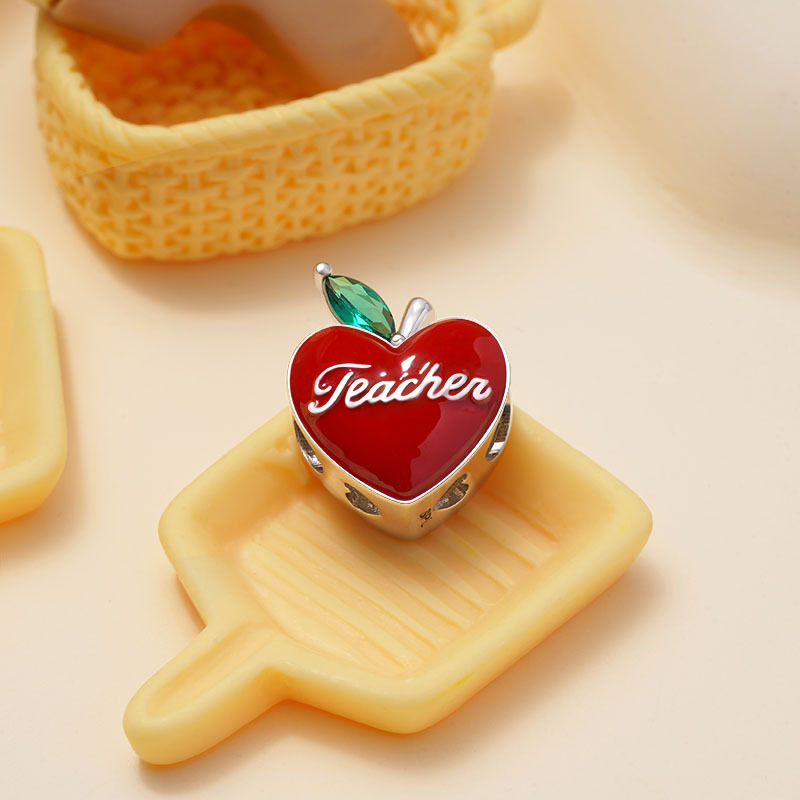 Teacher Apple Charm image number 2