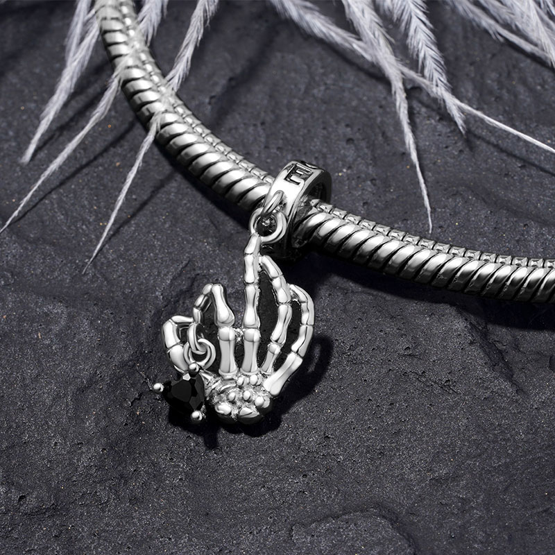 Skull Gesture Pendant image number 2