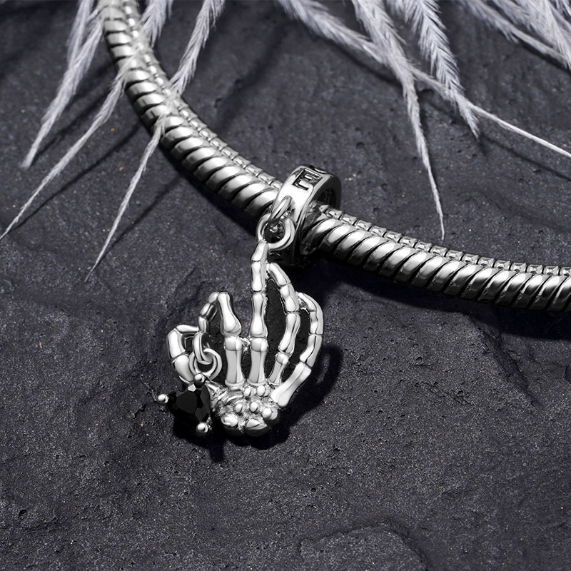 Skull Gesture Pendant image number 2