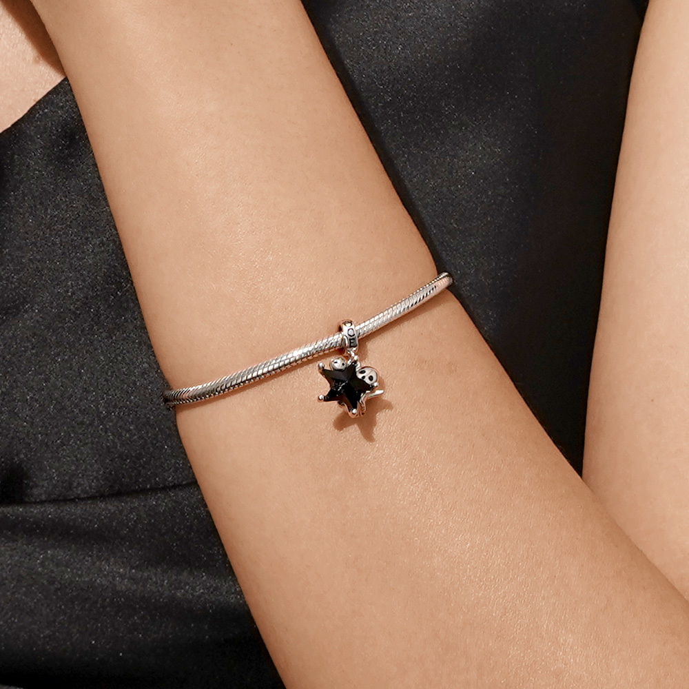 Ghost & Black Star Charm image number 6