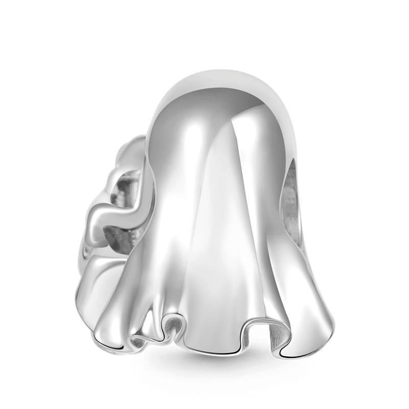 Ghost Drinking Beer Charm image number 1