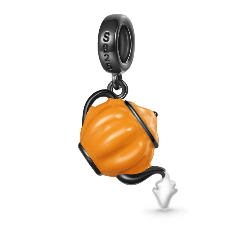 Pumpkin Coffee Pot Pendant image number 1