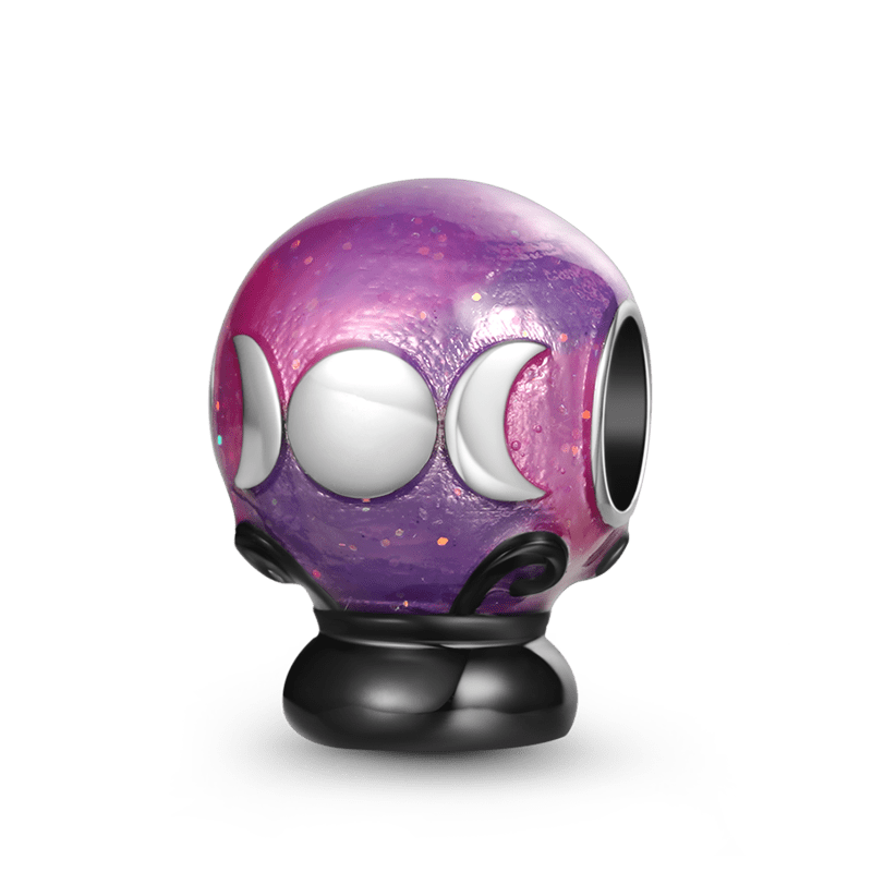 Purple Crystal Ball Charm image number 0