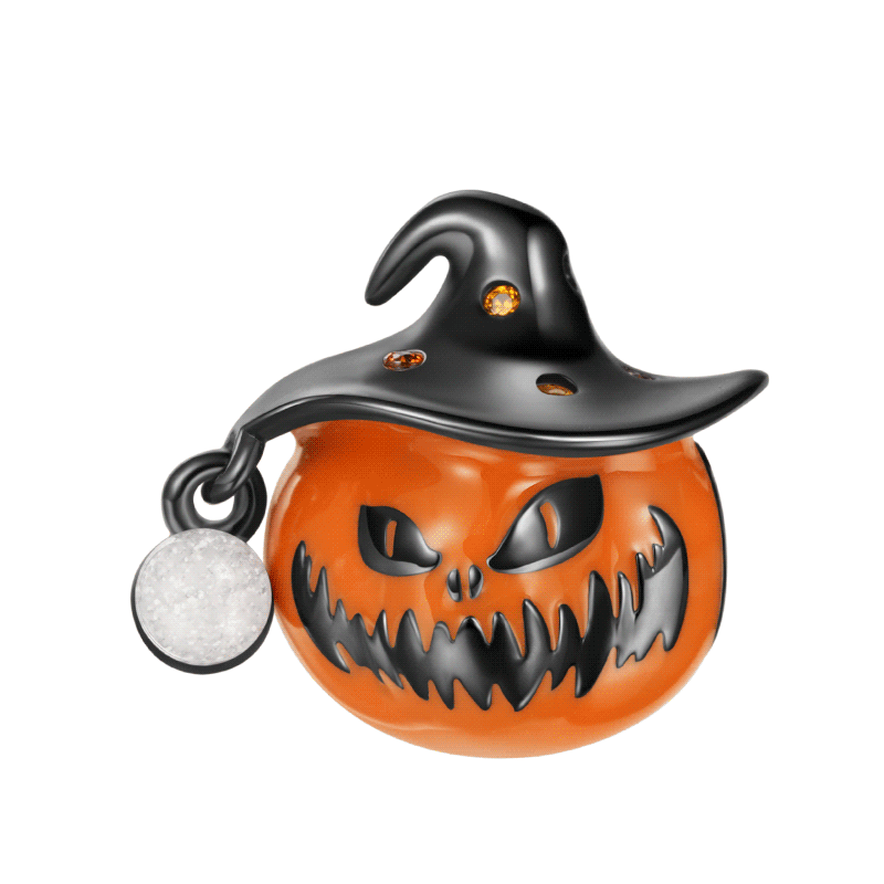 Wizard Hat Pumpkin Charm image number 0