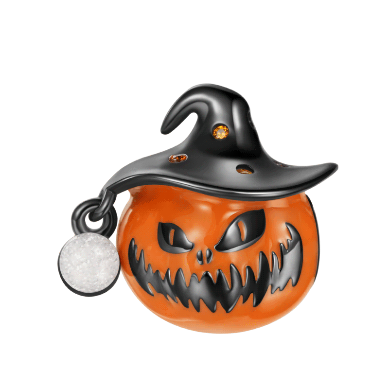 Wizard Hat Pumpkin Charm image number 0