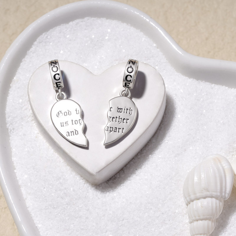 Mizpah Heart Pendant image number 3