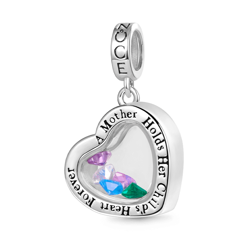 Mother Love Child  Birthstone Pendant image number 0