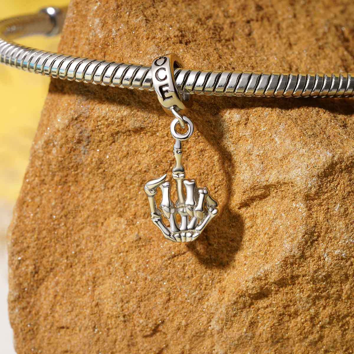 Skull Gesture Pendant image number 2