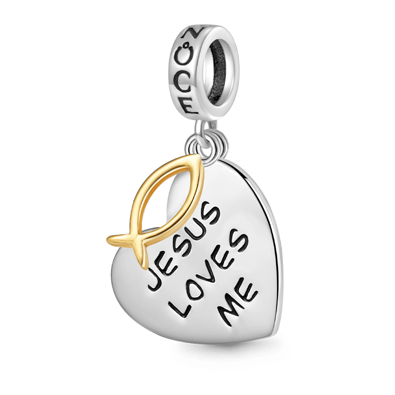Jesus Fish Religious Pendant image number 0