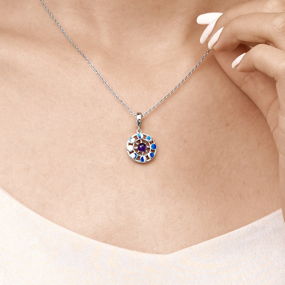 Moon Phase Mood Pendant image number 5