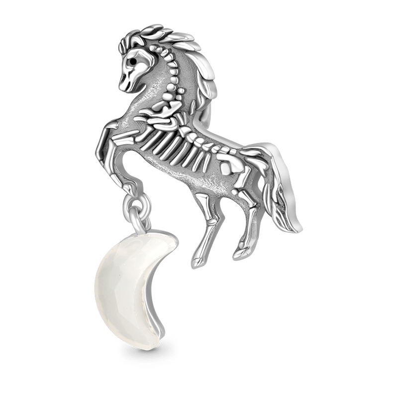 Skull Horse Charm image number 1