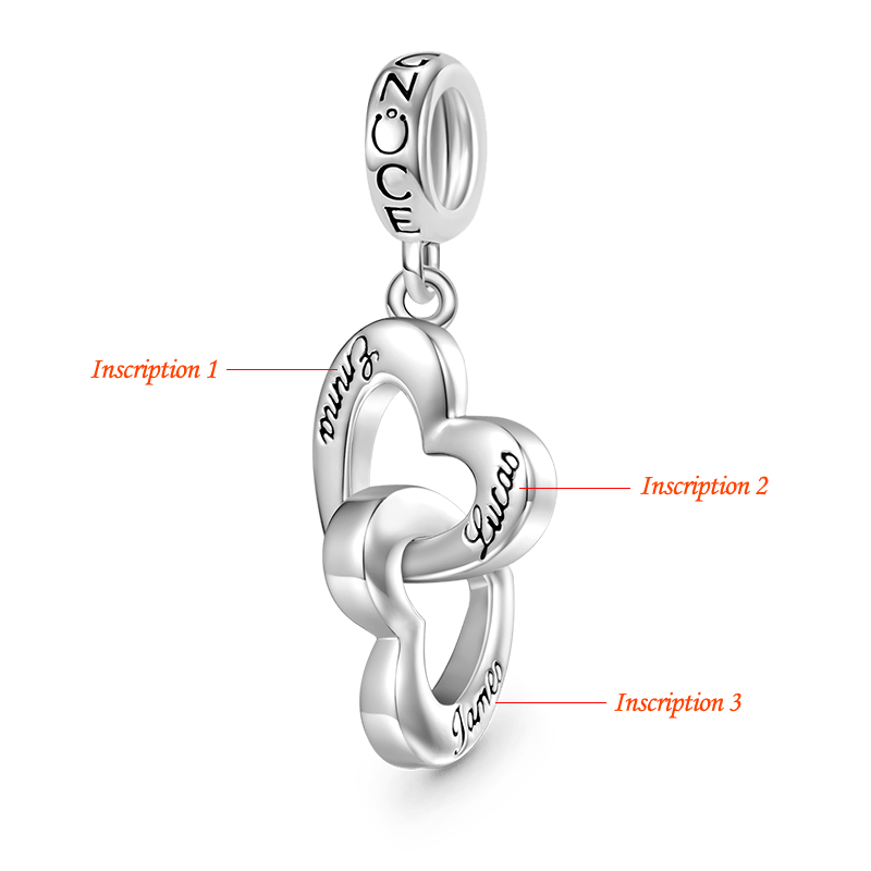 Engravable Name Heart Pendant image number 2