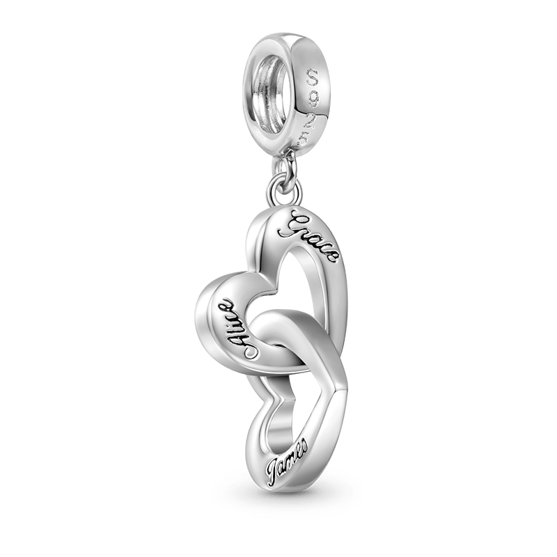 Engravable Name Heart Pendant image number 1