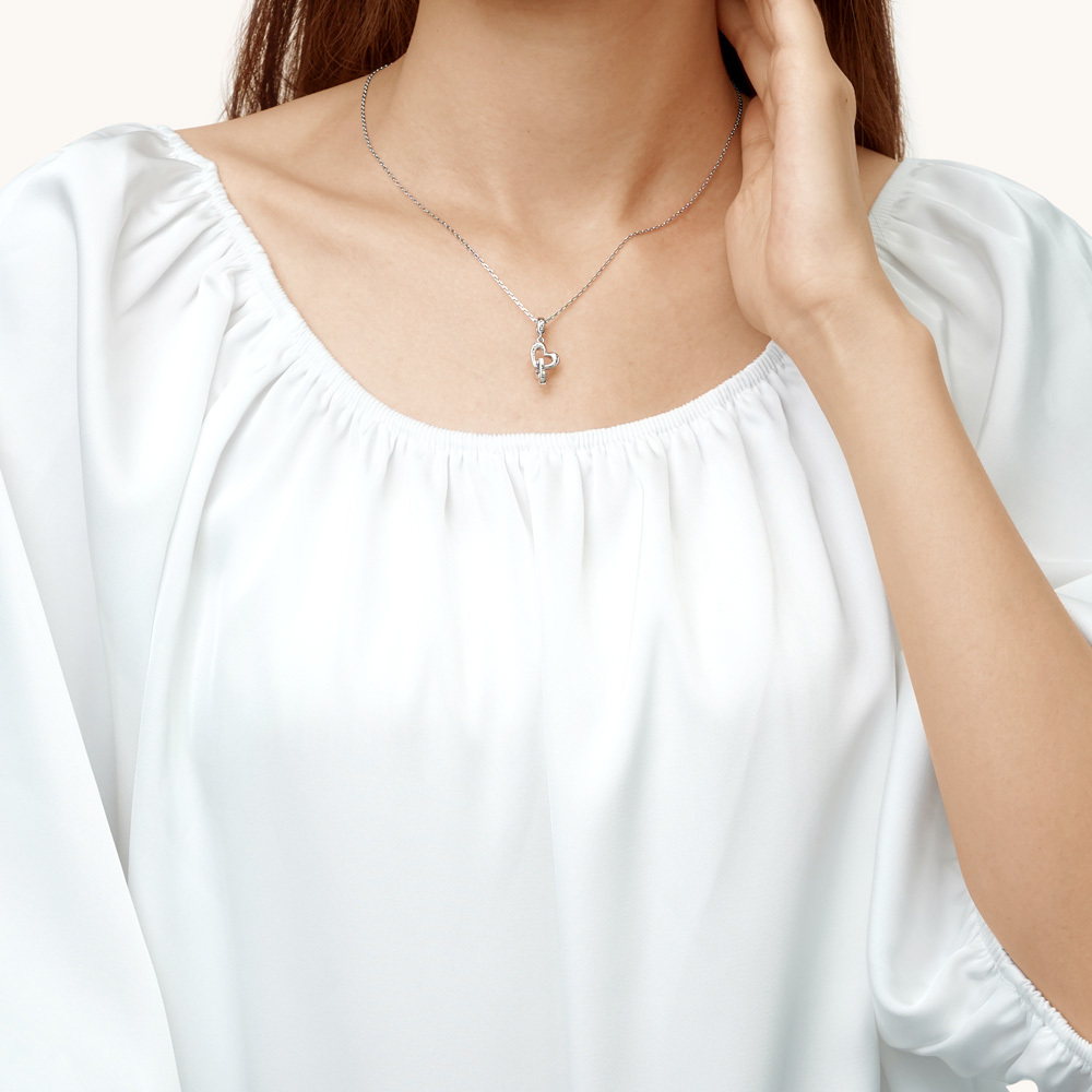 Engravable Name Heart Pendant image number 5