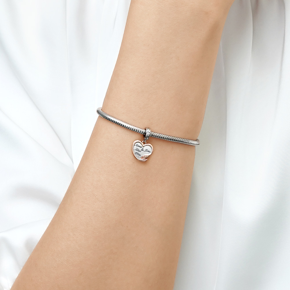 Engravable Family Name Pendant image number 7