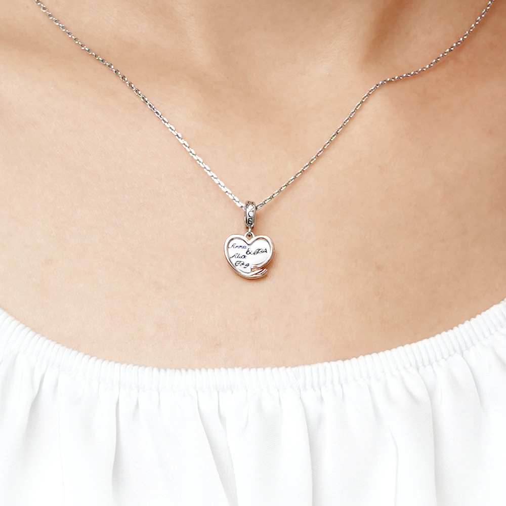 Engravable Family Name Pendant image number 5