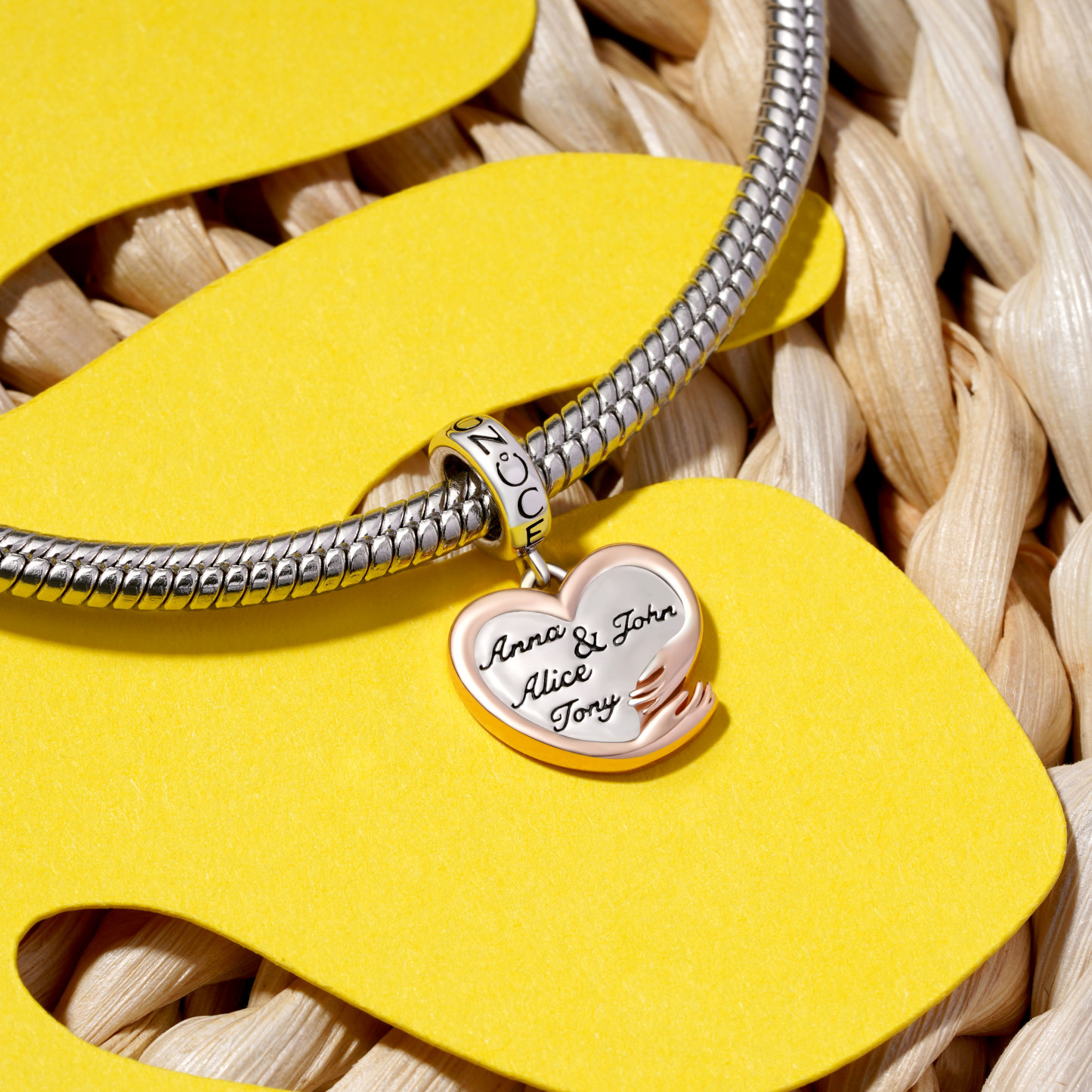 Engravable Family Name Pendant image number 3