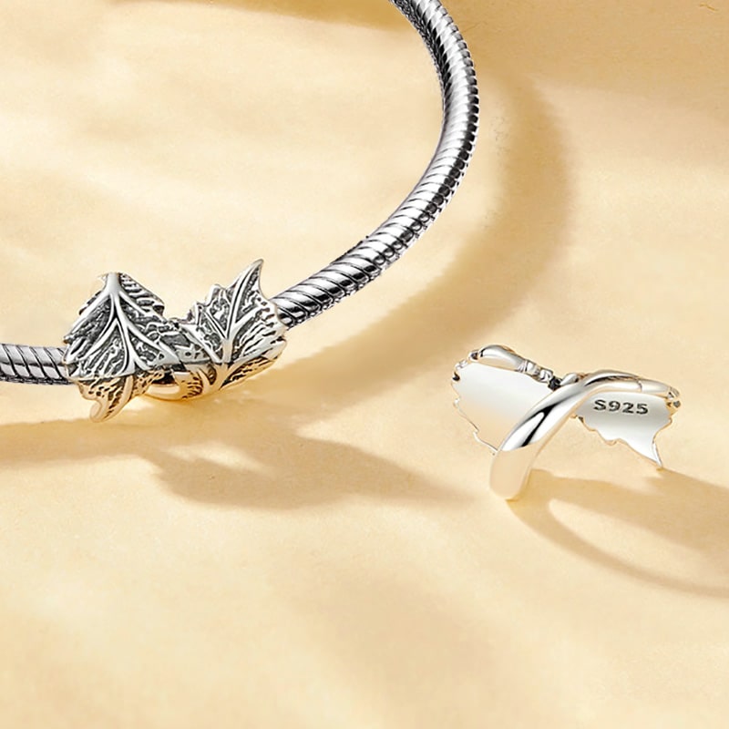 Leaf Textured Charm image number 1