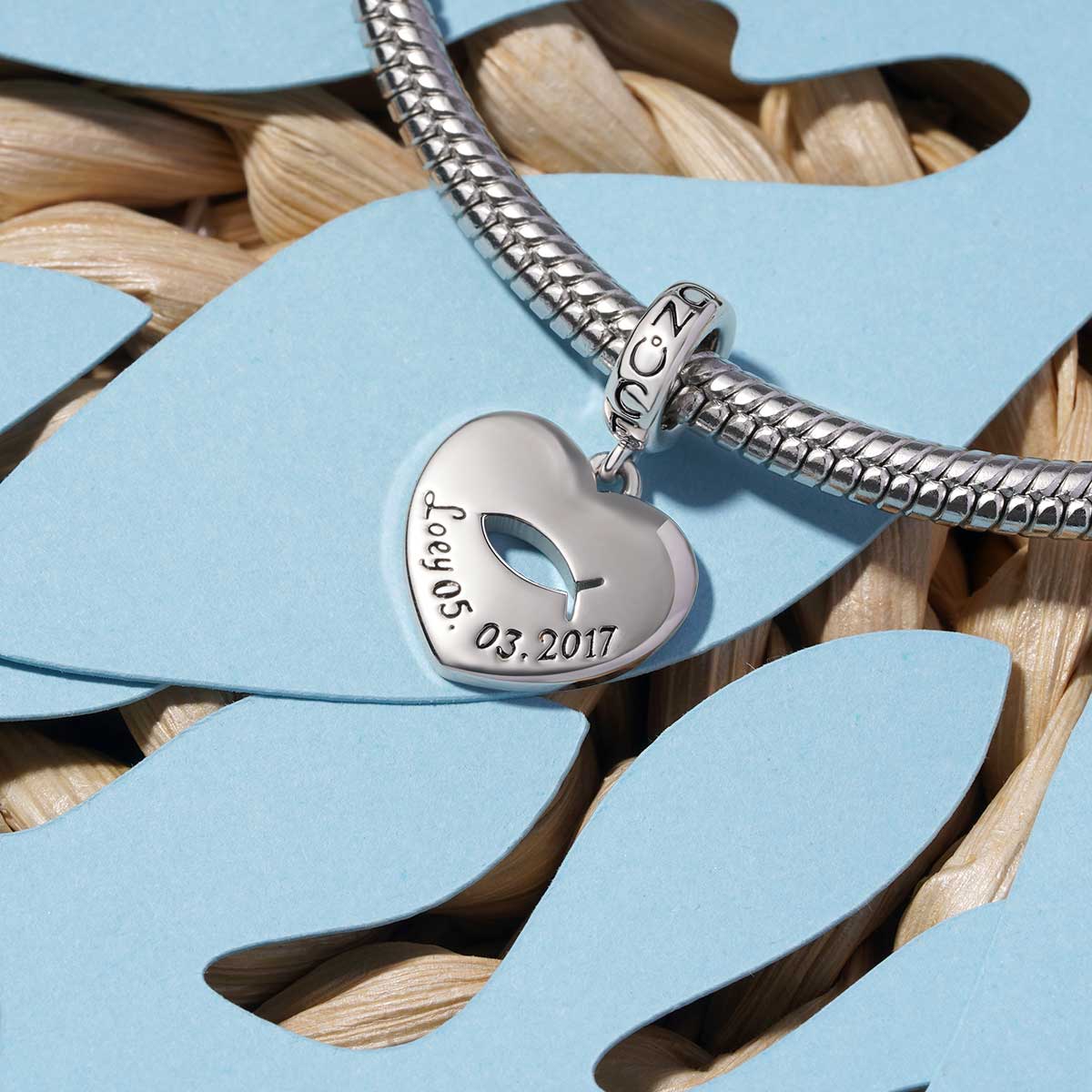 Engravable Jesus Fish Pendant image number 2