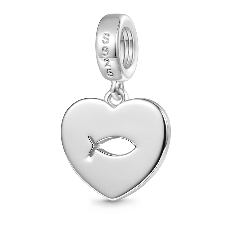 Engravable Jesus Fish Pendant image number 1