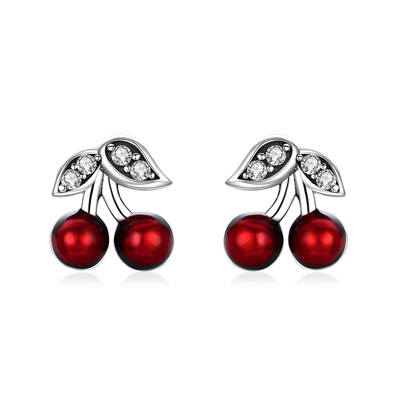 Cherry Stud Earrings image number 0