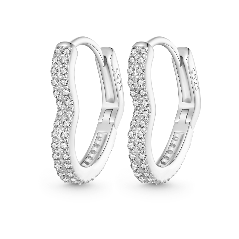 Heart-Shaped Earrings image number 0