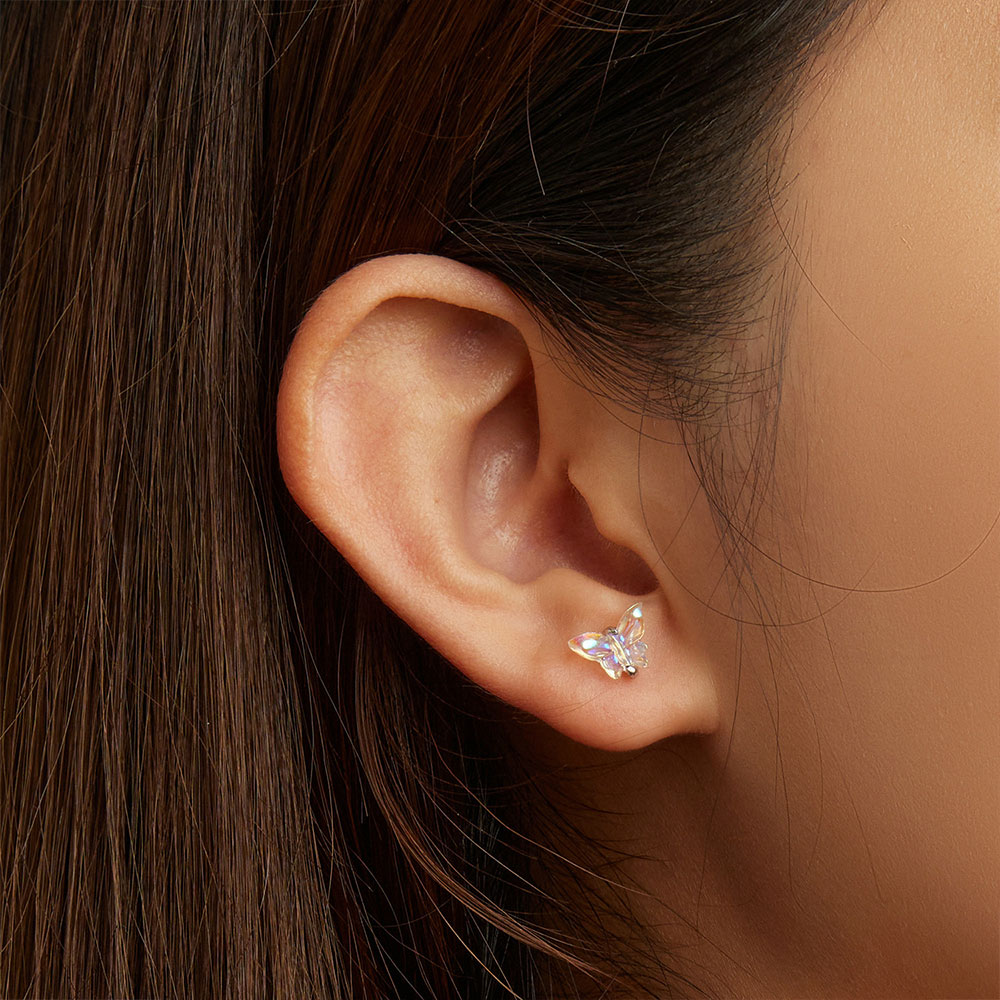 Butterfly Bow Earrings image number 4