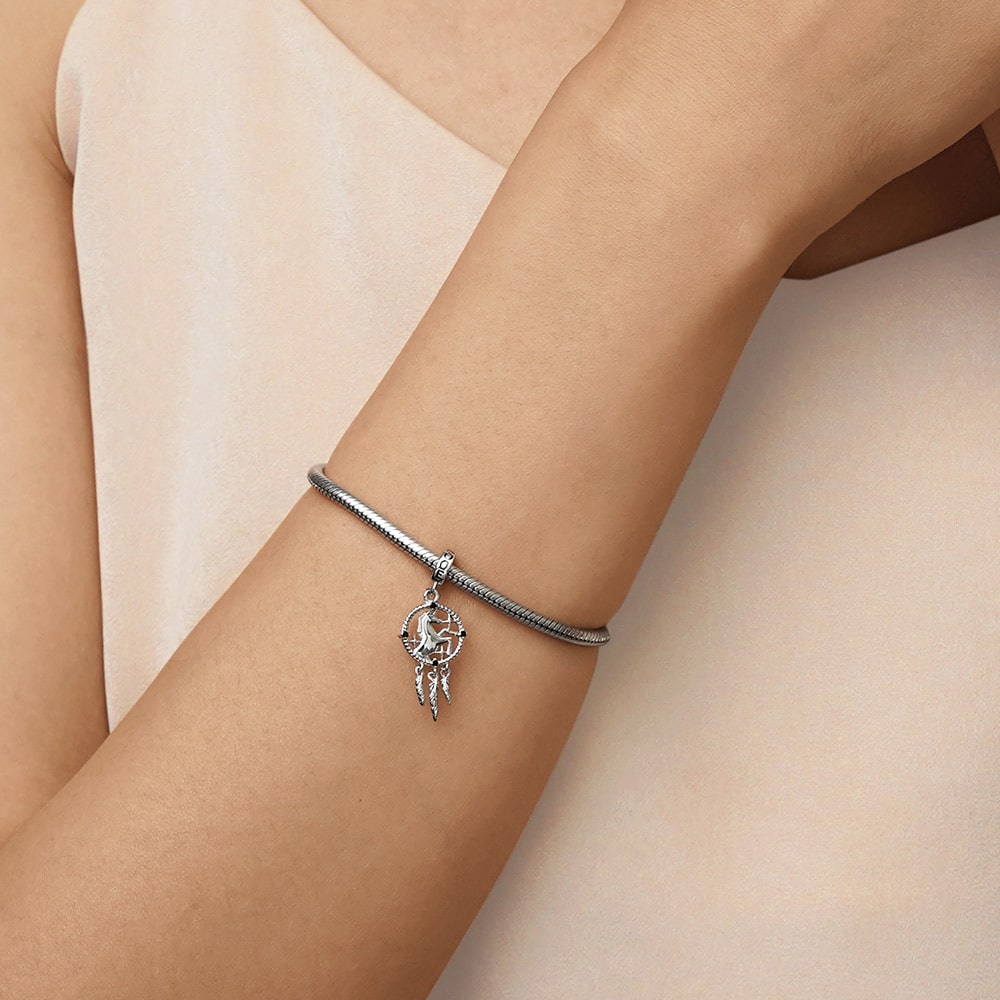 Dream Catcher Unicorn Pendant image number 4