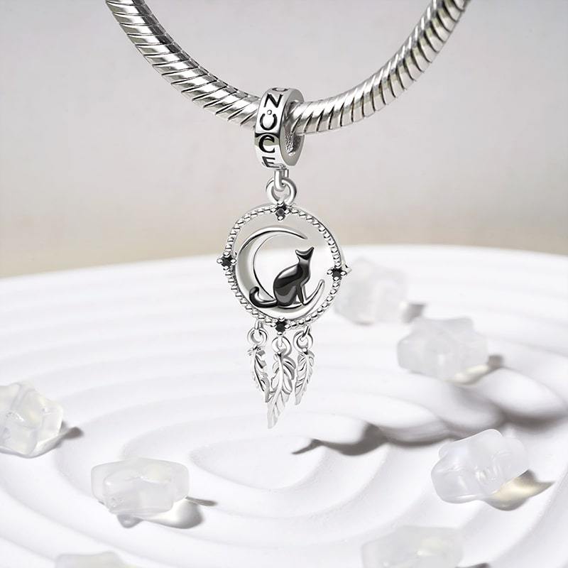 Dream Catcher Cat Pendant image number 2