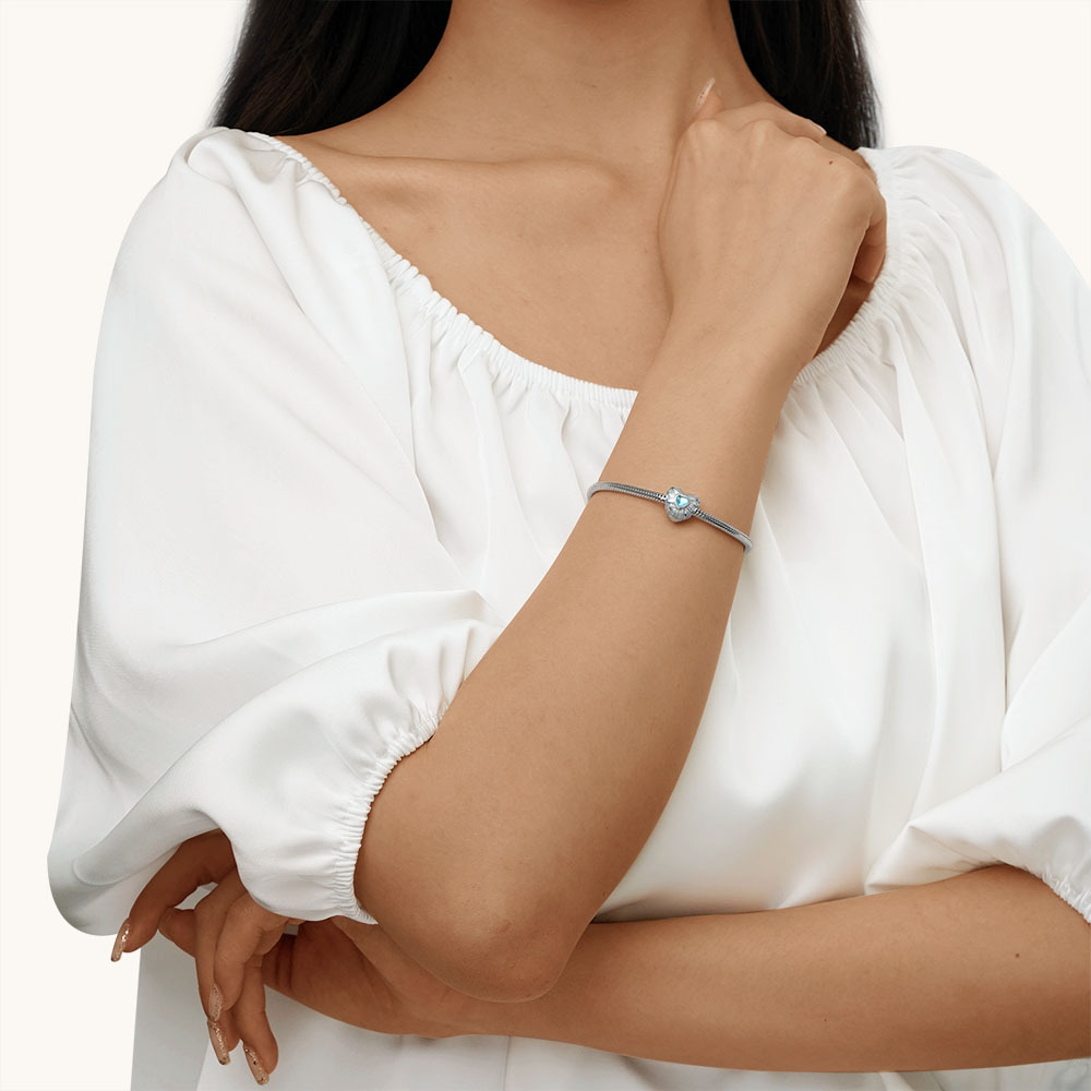 Moonstone Heart Charm image number 3