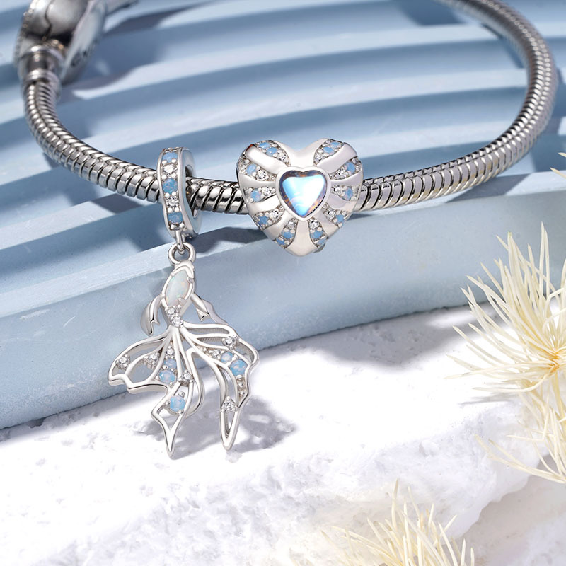 Moonstone Heart Charm image number 2