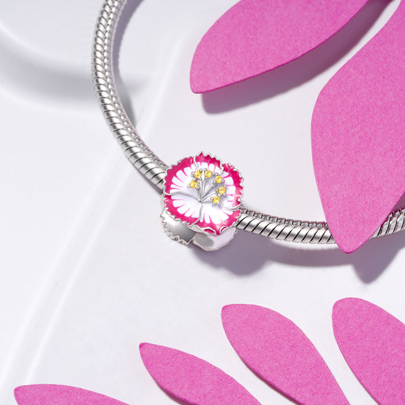 Carnation Flower Charm image number 2