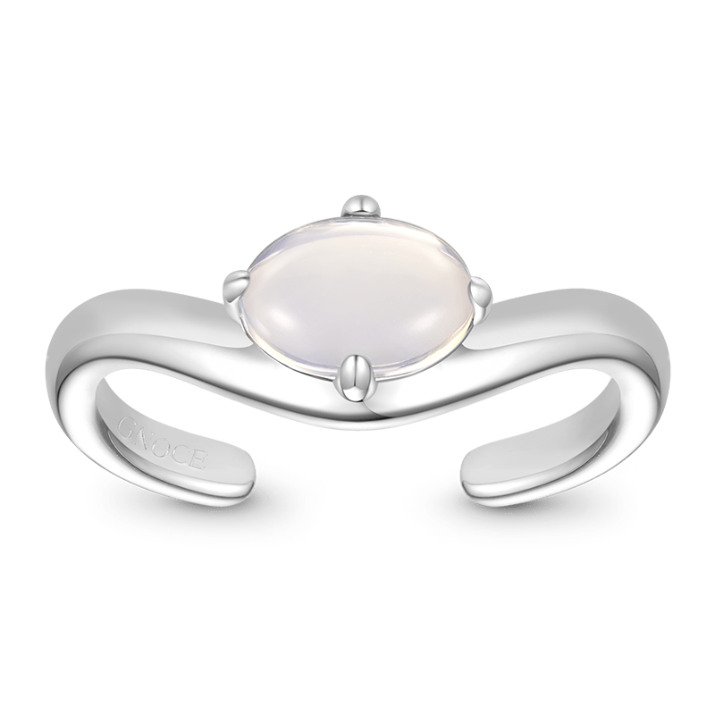 Oval-Shaped Moonstone Ring image number 0