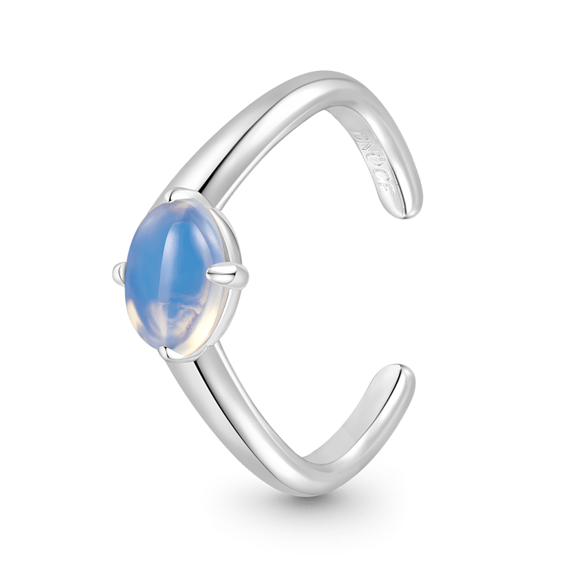 Oval-Shaped Moonstone Ring image number 1